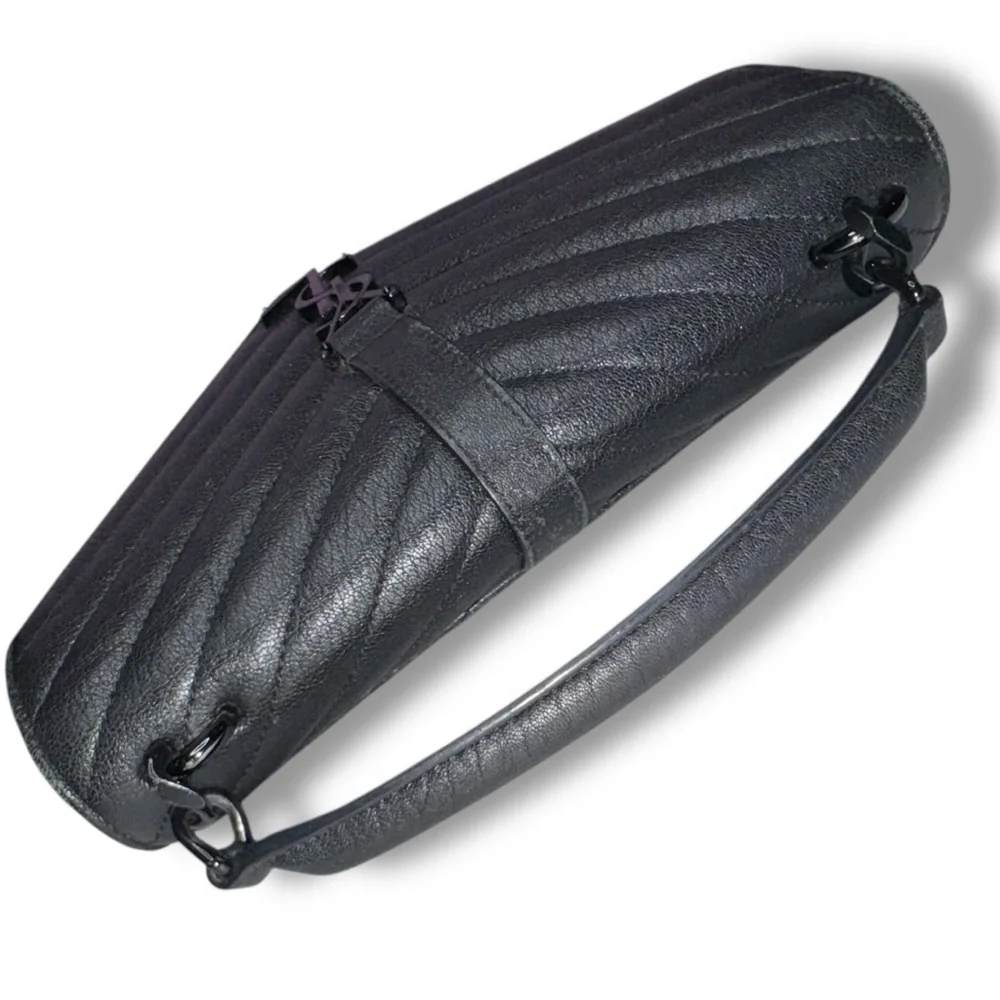 Saint Laurent College Medium Flap YSL Shoulder Bag Quilted black Leather 🔥SALE🔥 - Picture 15 of 15